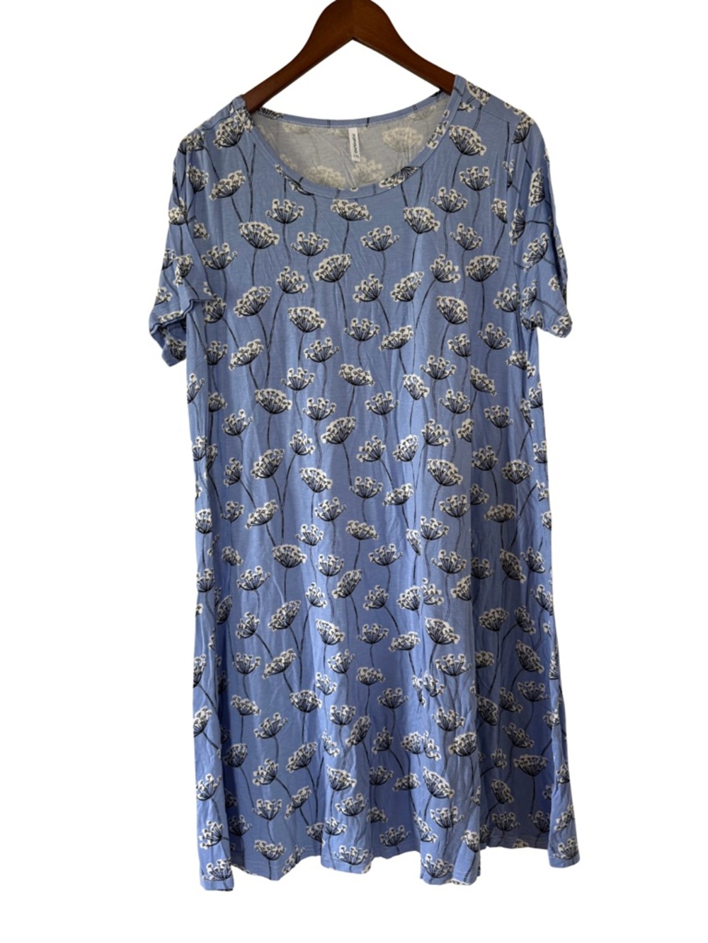 Pop young Blue Floral Lightweight Dress size 2XL